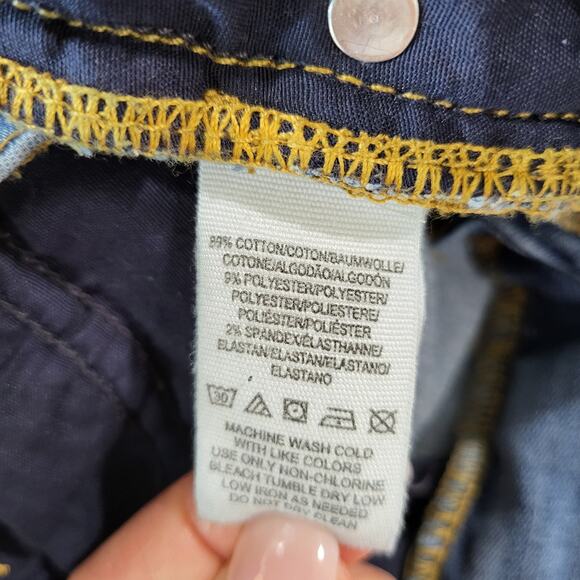 Free People Distressed High Rise Bermuda Shorts Size 28 # 645 - Picture 9 of 9